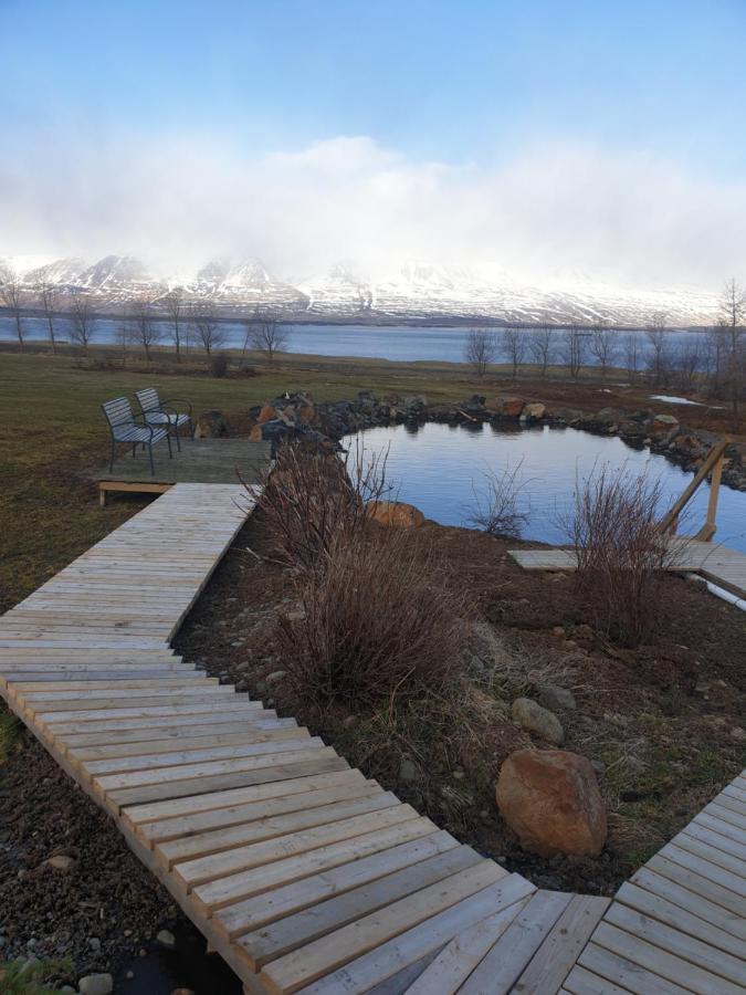 Hótel Sveinbjarnargerdi Svalbarthseyri Exterior foto